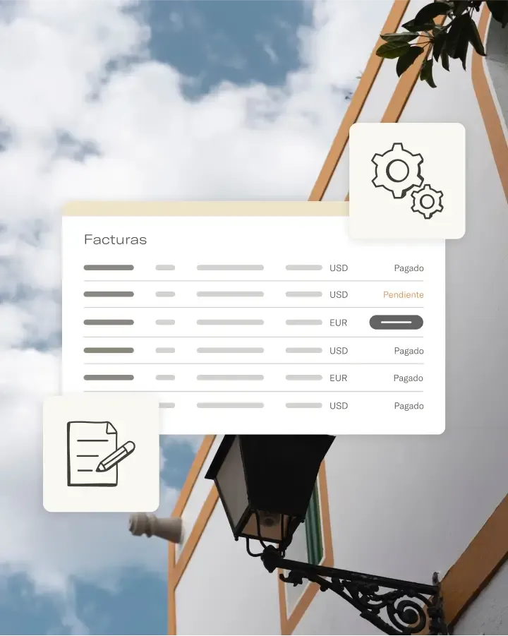 Illustration of automated or manual invoicing