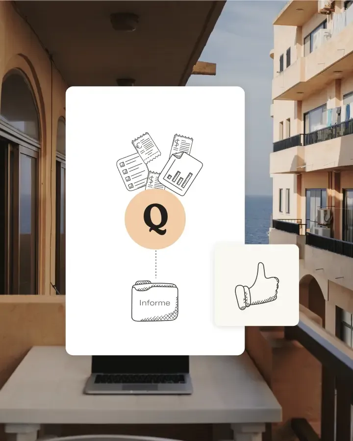Illustration of different information grouped in a single tax report.