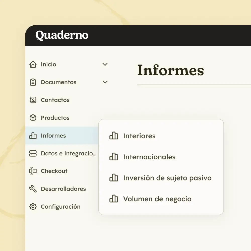 Logotipos de Quaderno y Agencia Tributaria con un avión de papel entre ellos