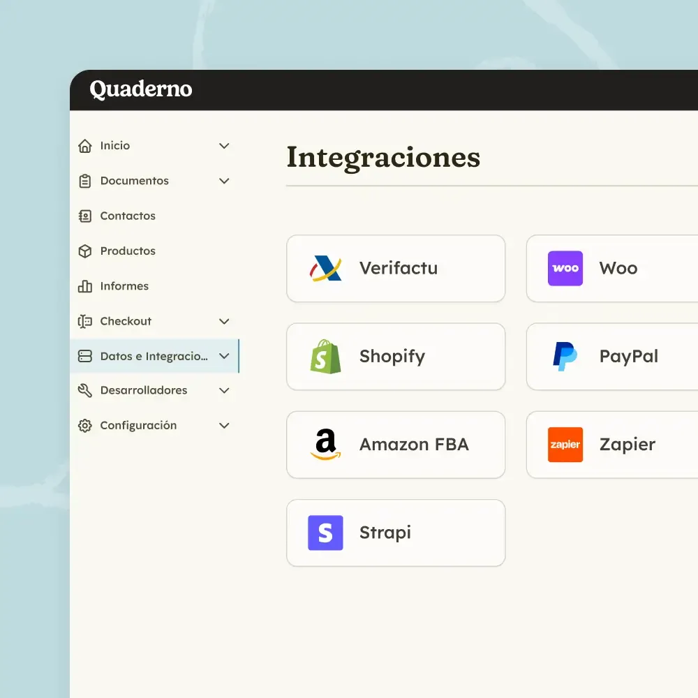 Puzzle de Quaderno e integraciones