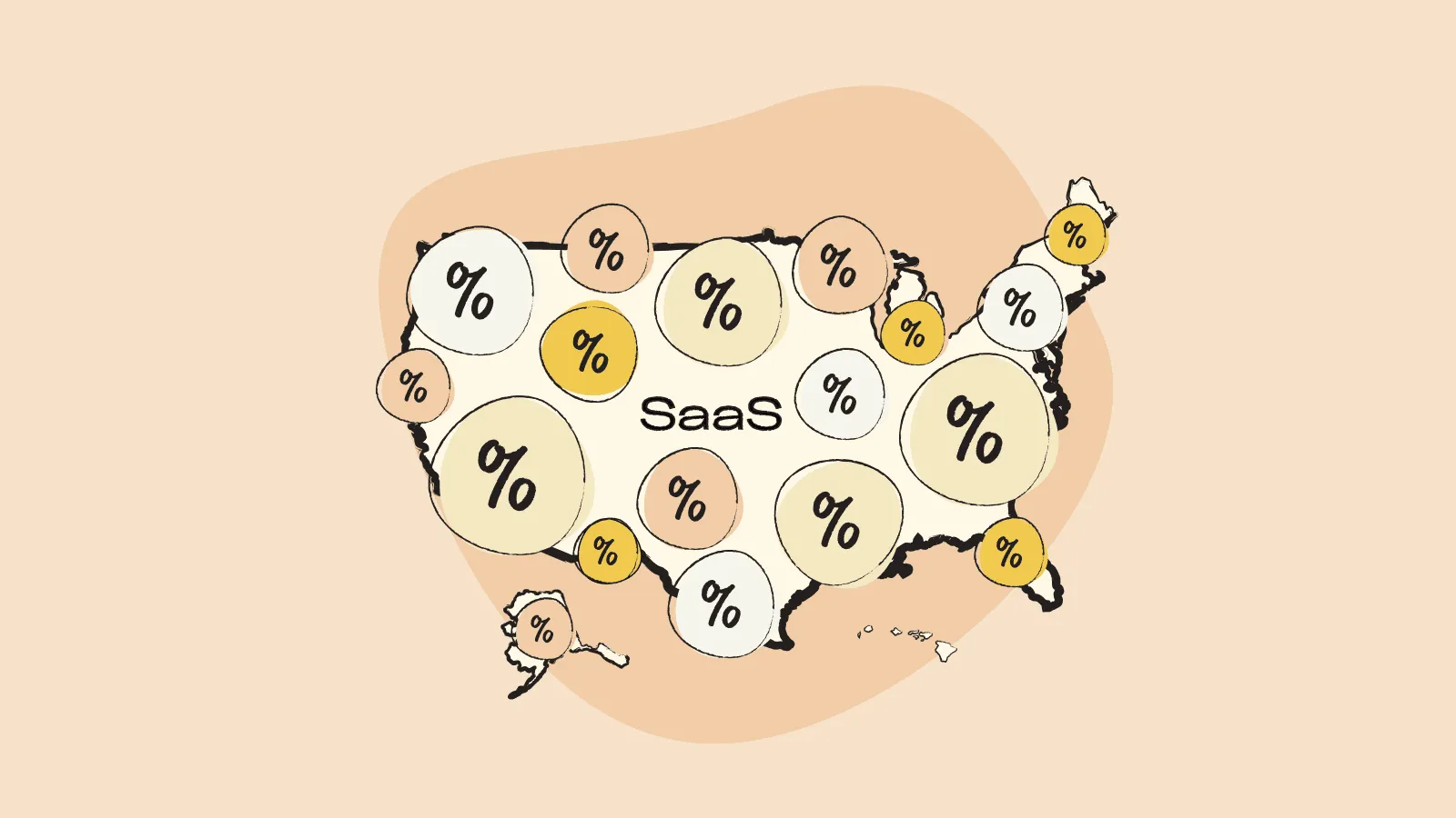 Illustration of the Sales Taxes for SaaS Products in the US