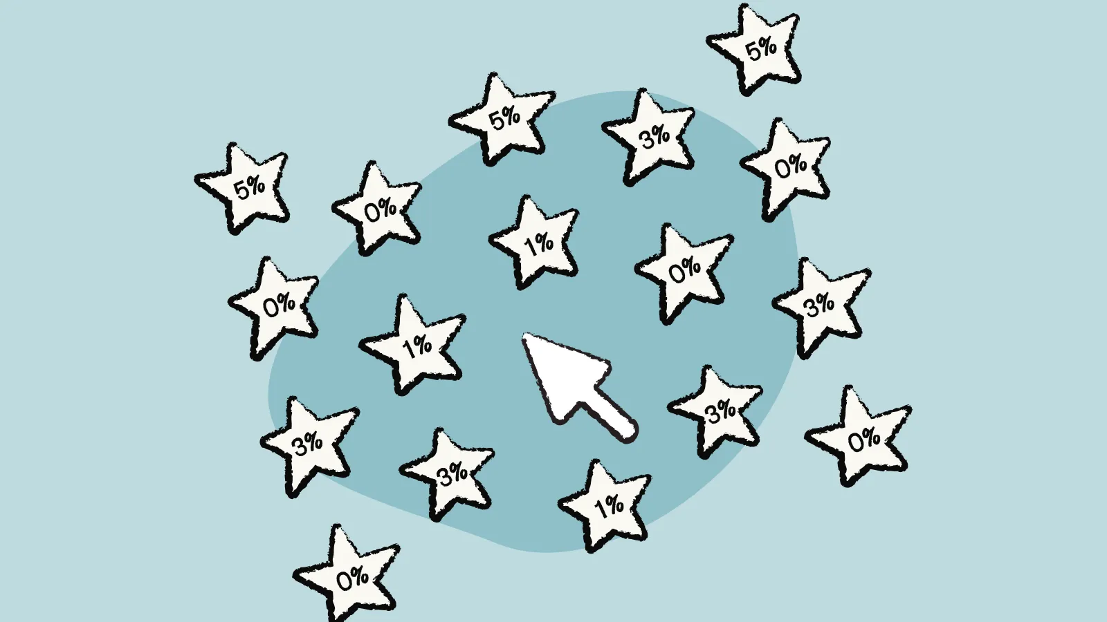 Group of stars representing the different U.S. states.