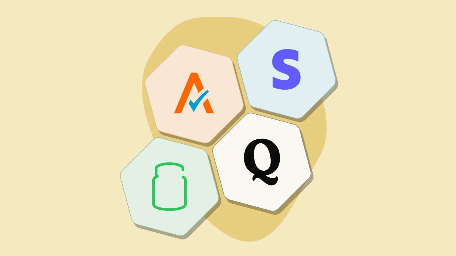 Group of different tax compliance software logos