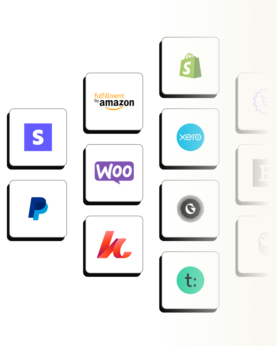 Quaderno integrations — supported payment processors and e-commerce platforms