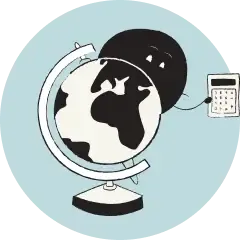 Qoodle using a calculator