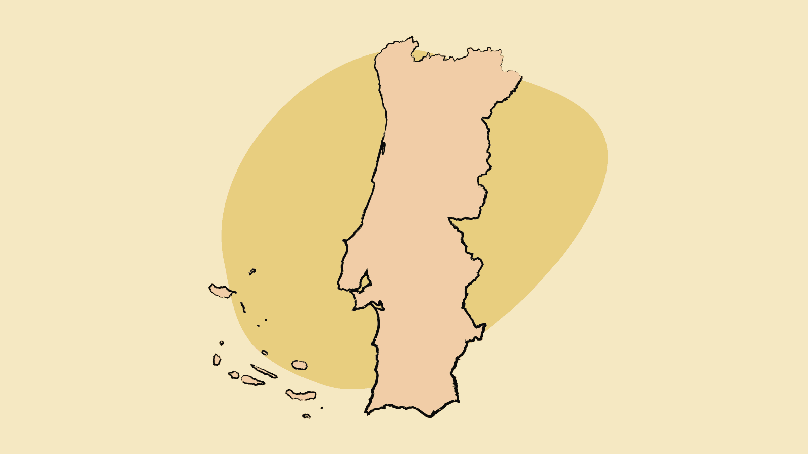 map of Portugal