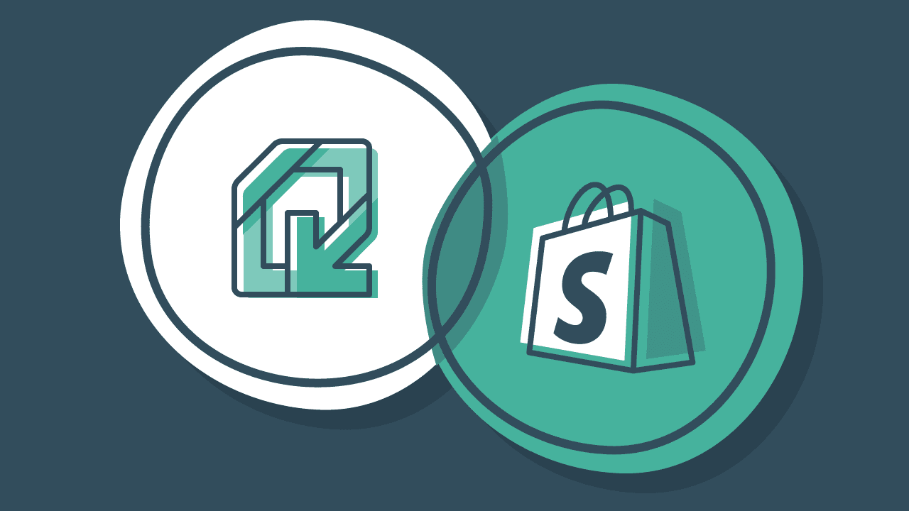 Illustration of It’s official! Shopify + Quaderno = ❤