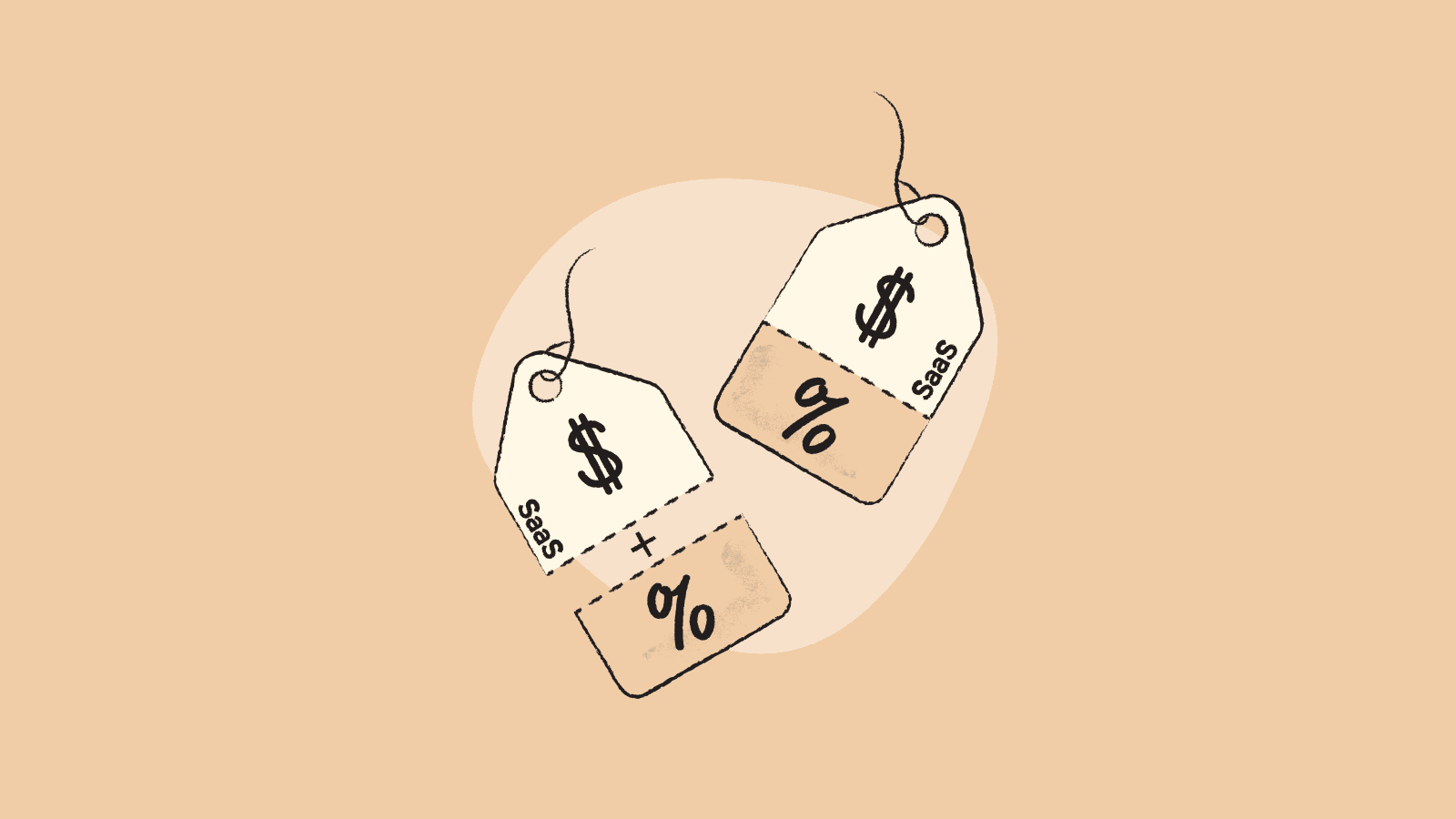 Illustration of two SaaS tags