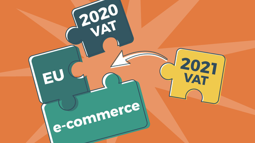 Illustration of E-commerce EU VAT changes in 2021