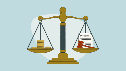 Illustration of a balance