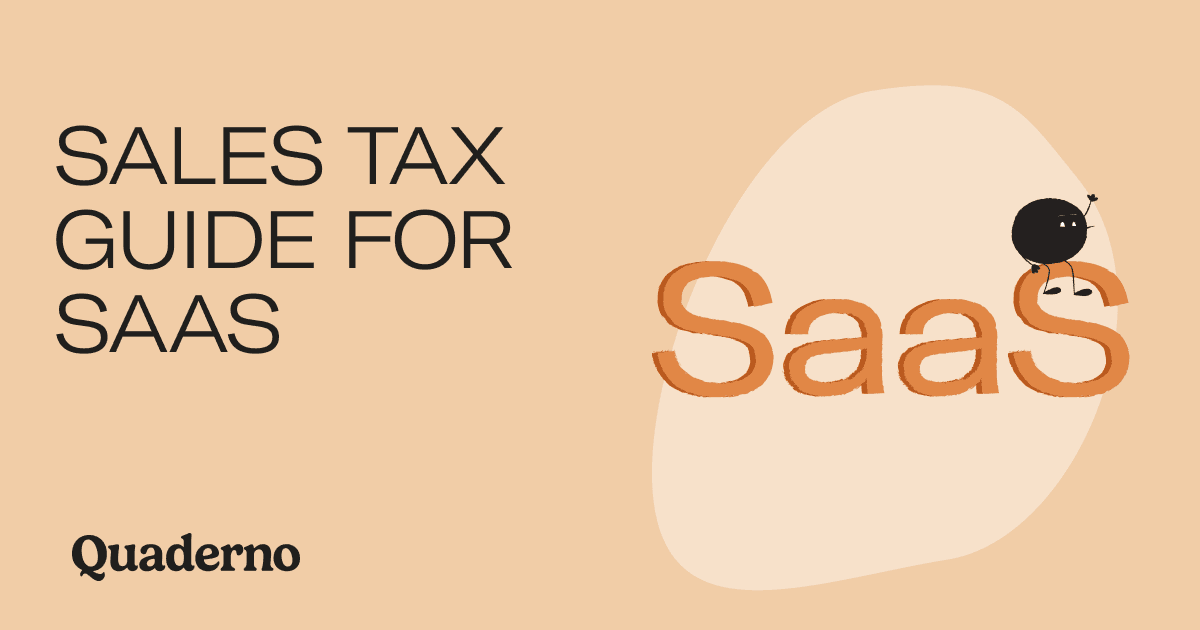 Sales tax guide for SaaS