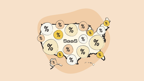 Illustration of the Sales Taxes for SaaS Products in the US